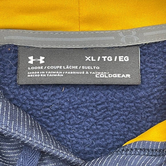 Under Armour University Of California Golden Bears Pullover Hoodie XL Loose - Picture 8 of 13